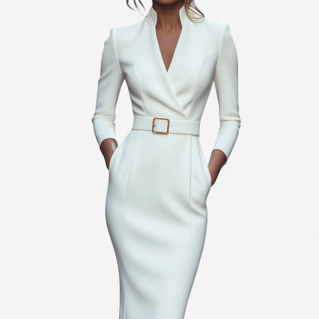 Madyx - Elegant dress with belt