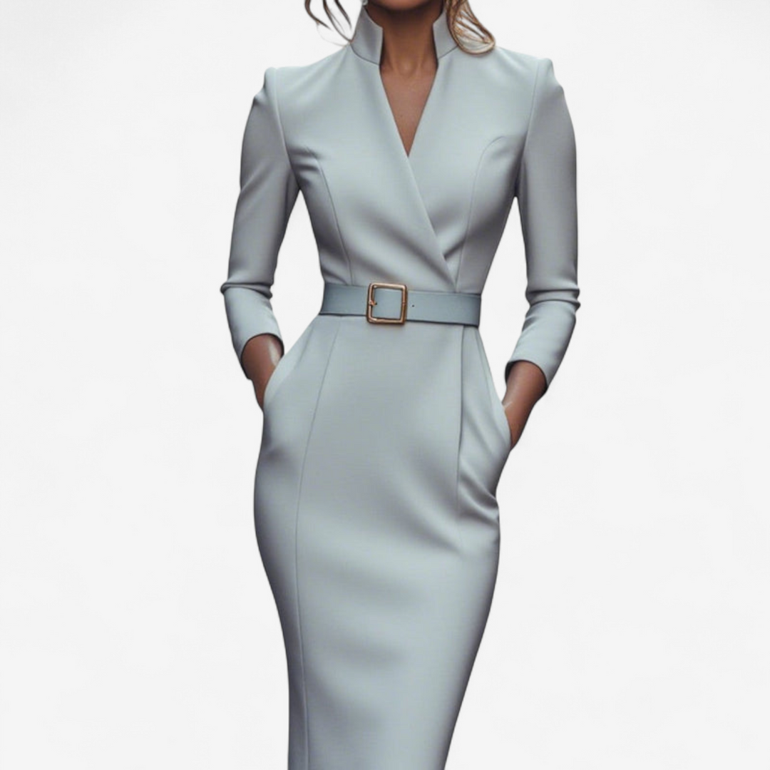 Madyx - Elegant dress with belt