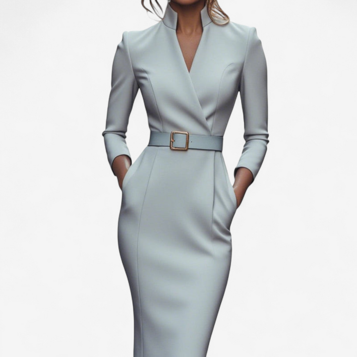 Madyx - Elegant dress with belt