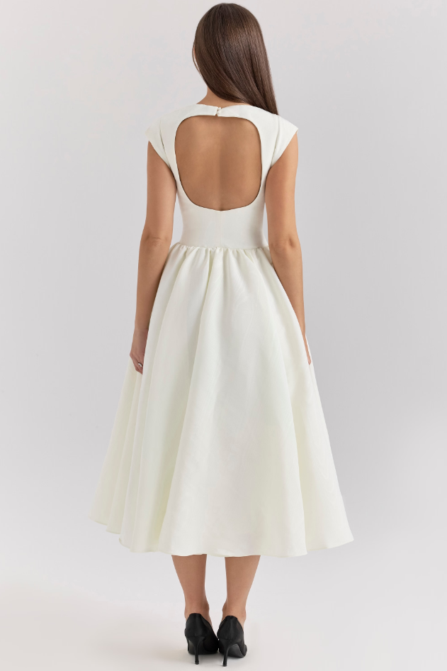 Lucia - Pleated Midi Dress