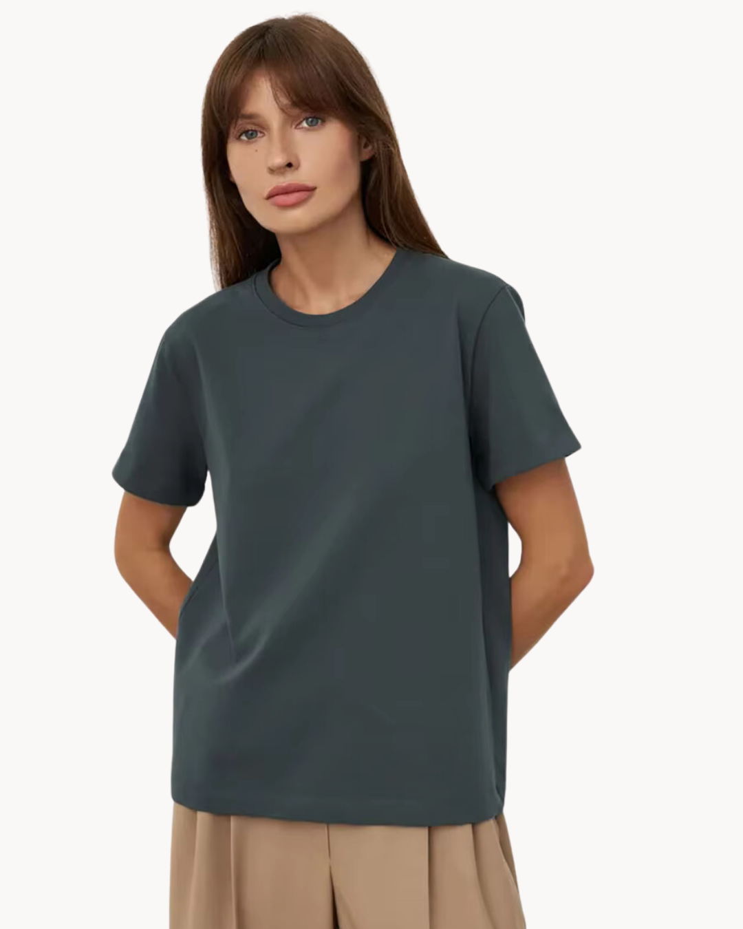 Premium Essential Cotton Tee (Classic Colors)