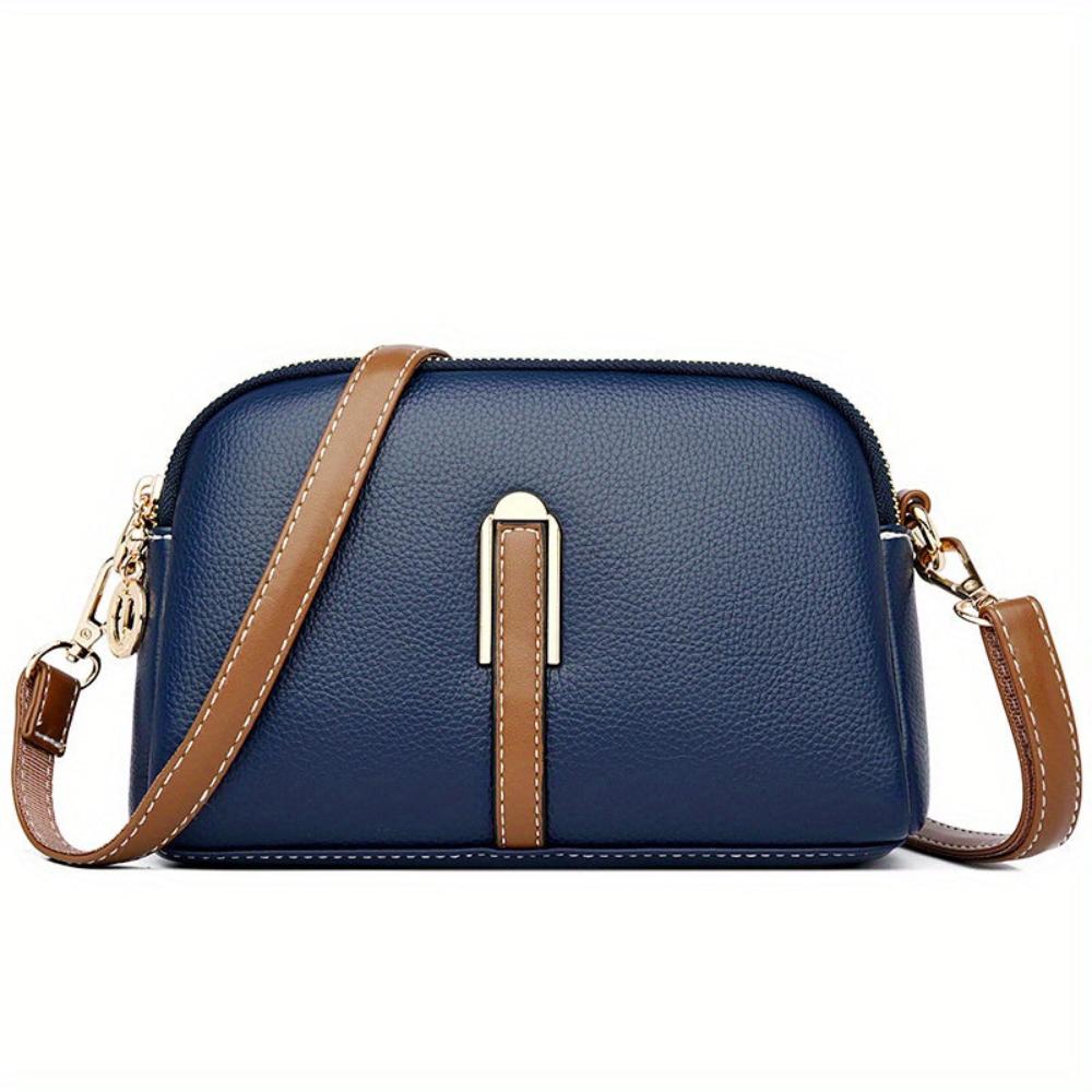 Beate – Litchi Embossed Crossbody Bag