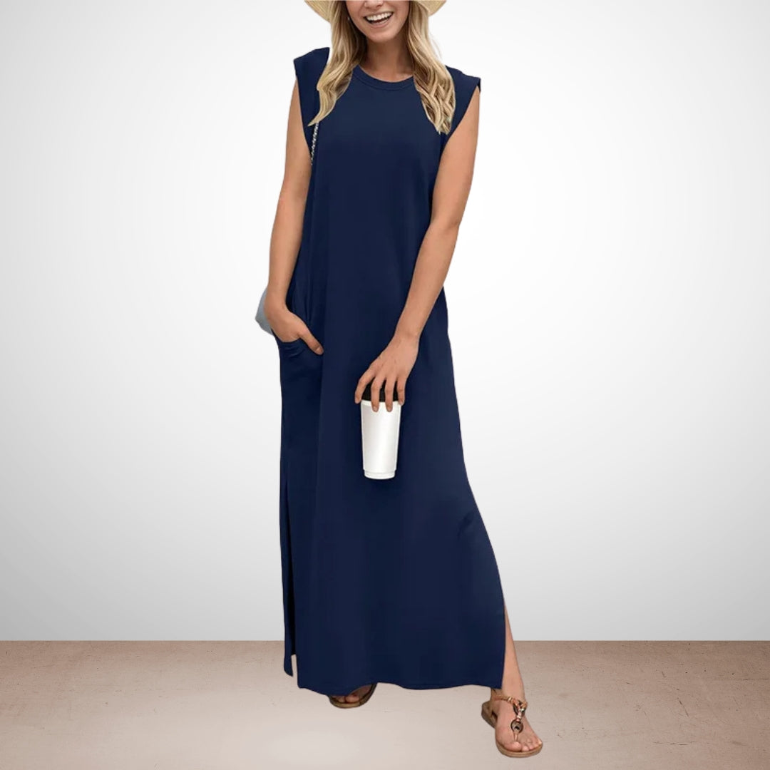 Emma - Long Flowing Anti-Wrinkle Maxi Dress