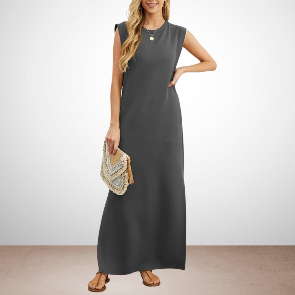 Emma - Long Flowing Anti-Wrinkle Maxi Dress