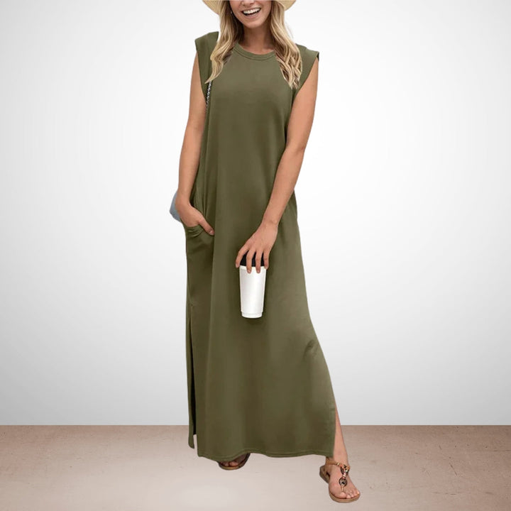 Emma - Long Flowing Anti-Wrinkle Maxi Dress
