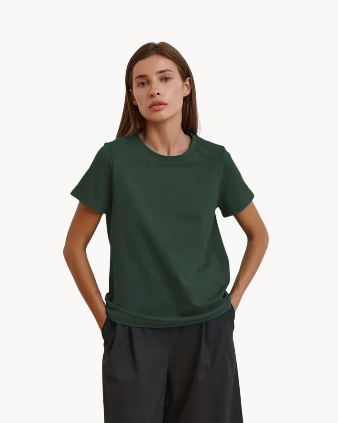 Premium Essential Cotton Tee (Classic Colors)