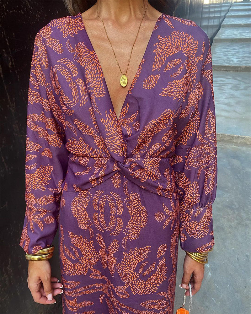 Nicole - Vintage Charm Maxi Dress