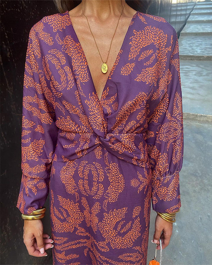 Nicole - Vintage Charm Maxi Dress