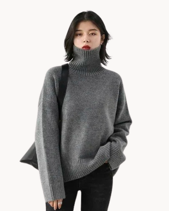 Chiara Loose Turtleneck Sweater