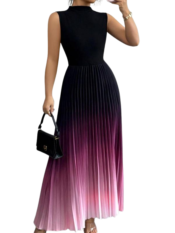 Isa™ – Elegant Ombre Sleeveless Evening Dress
