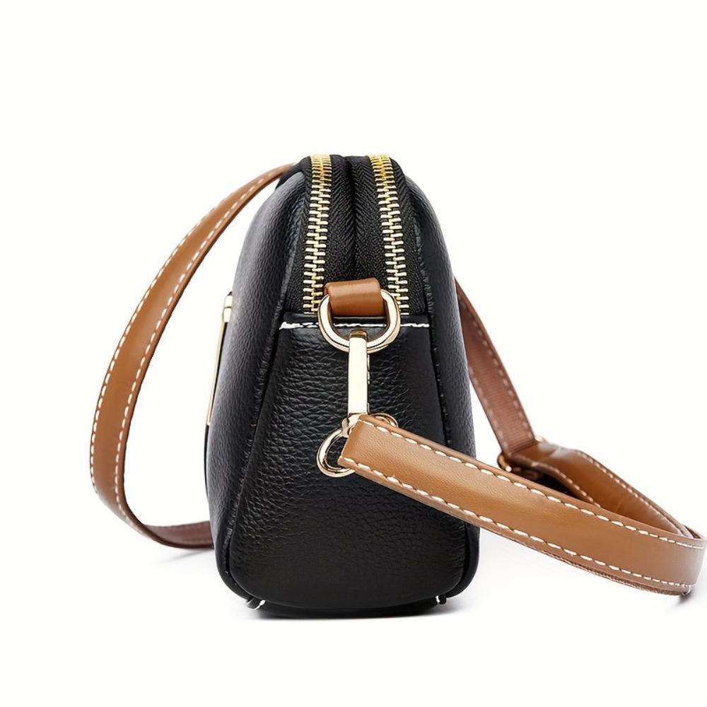 Beate – Litchi Embossed Crossbody Bag