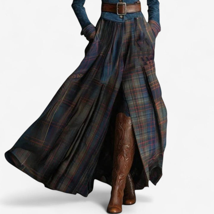 Fouziha | Elegant belt dress