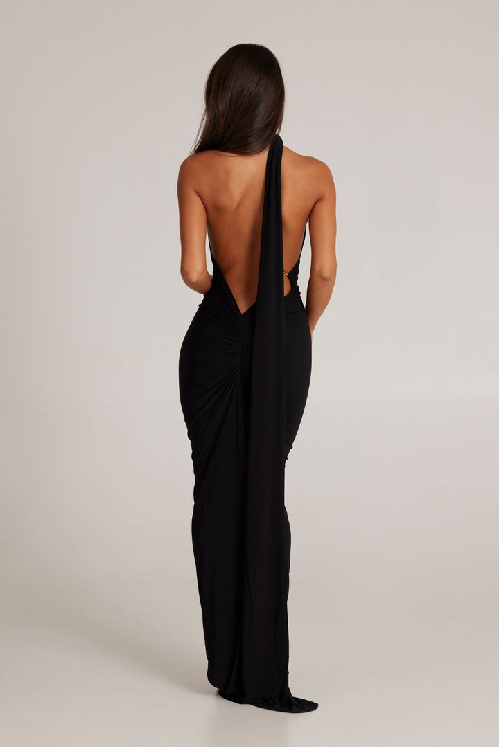 Isabella - Open Back Maxi Dress