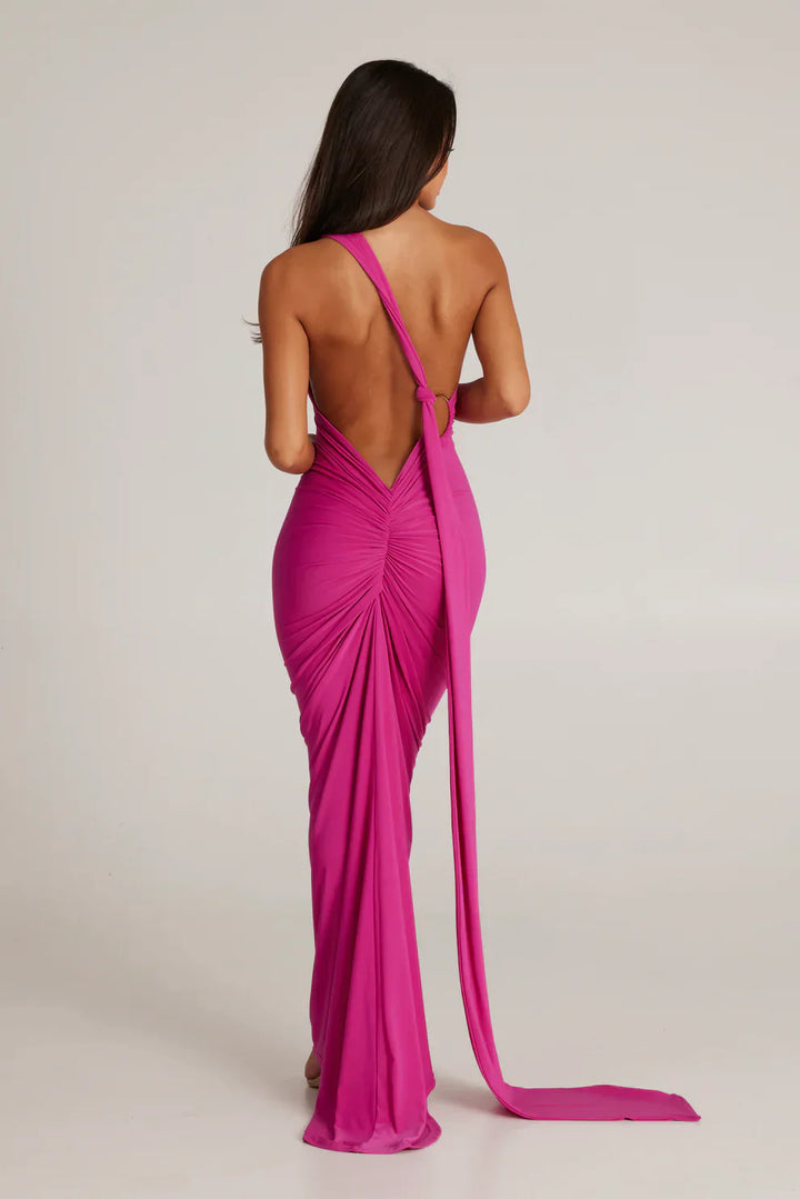 Isabella - Open Back Maxi Dress