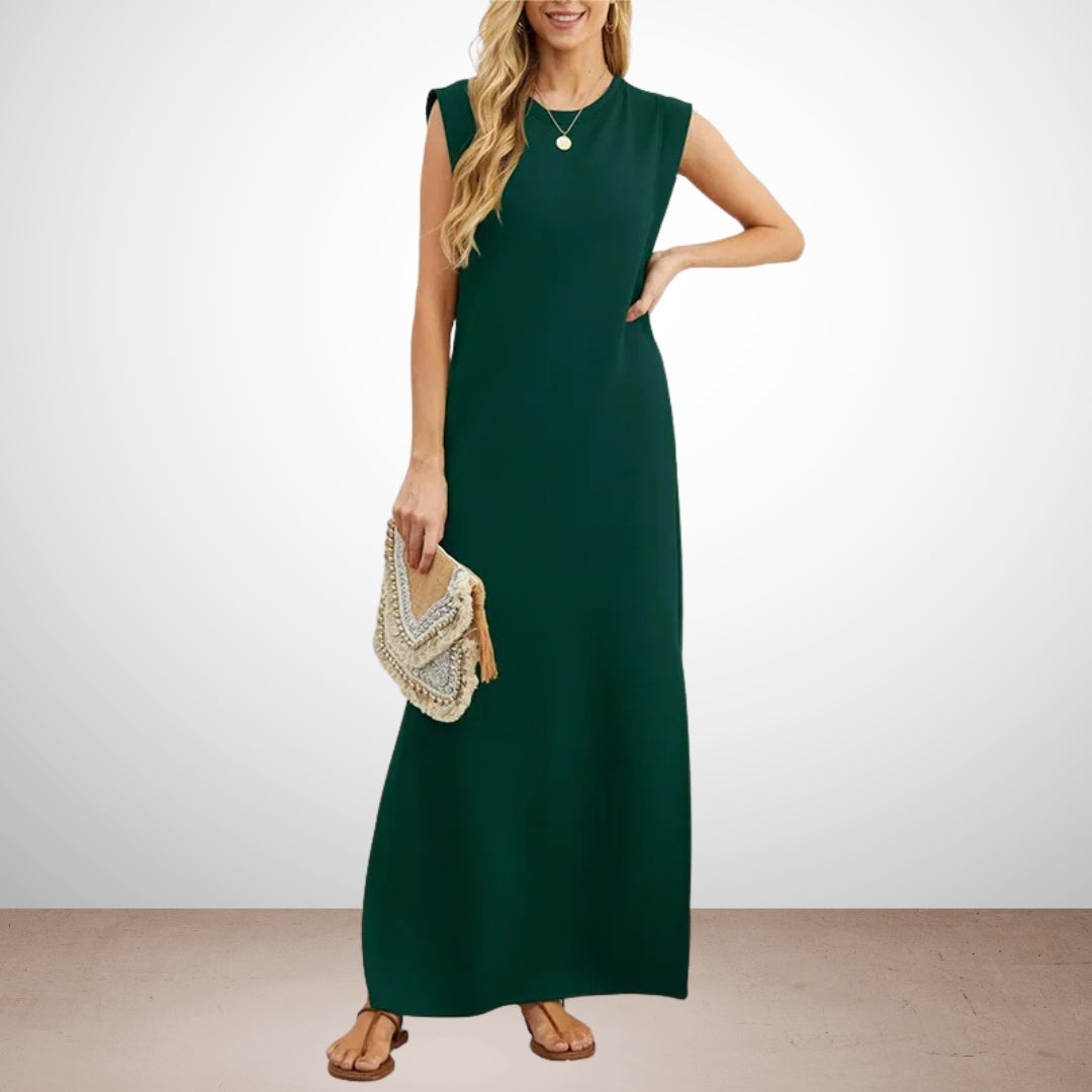 Emma - Long Flowing Anti-Wrinkle Maxi Dress