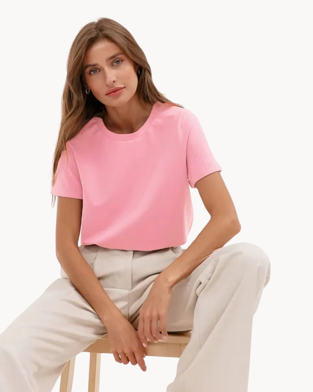 Premium Essential Cotton Tee (Vivid Colors)