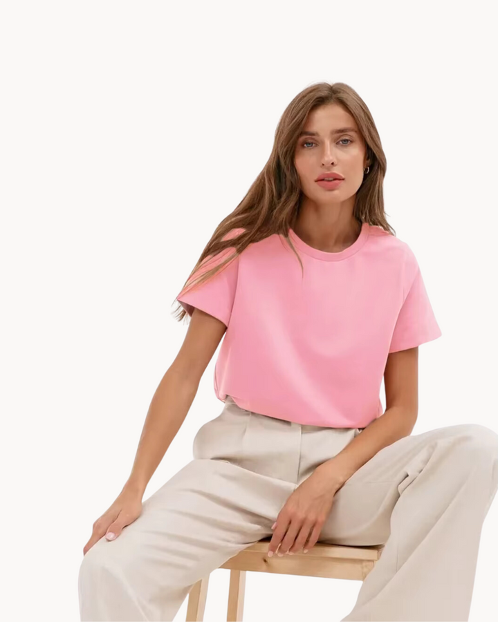 Premium Essential Cotton Tee (Vivid Colors)