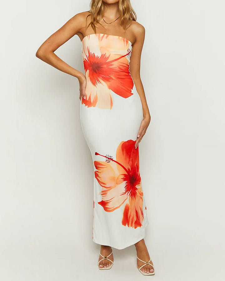Shelbi - Bandeau Summer Maxi Dress
