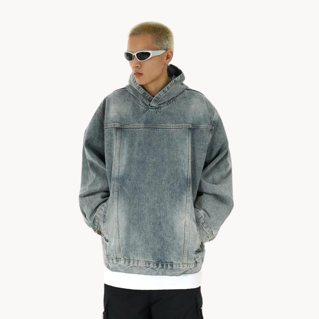 Vantage Denim Hoodie