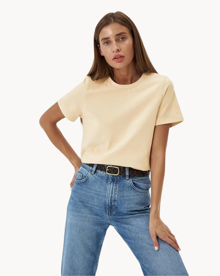 Premium Essential Cotton Tee (Vivid Colors)