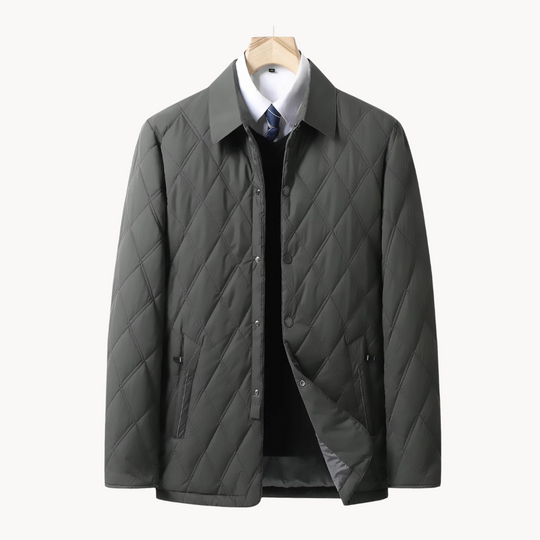 Moretti Quilted Business Coat