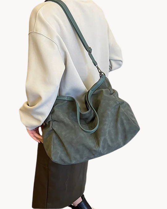 Lyra Suede Shoulder Bag