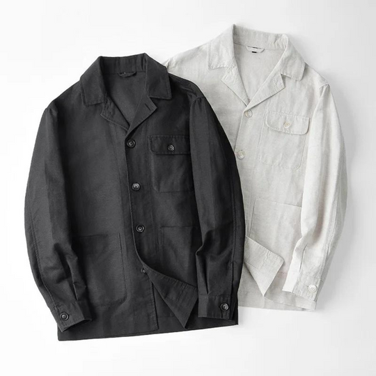 Ewan Cotton Linen Jacket