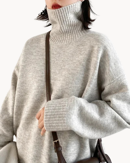 Chiara Loose Turtleneck Sweater