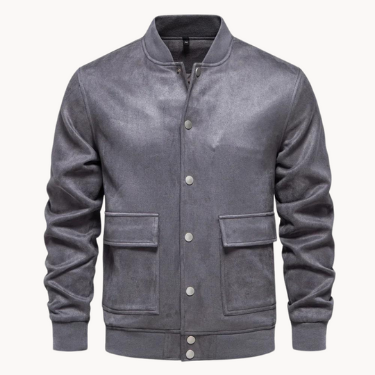 Baldo Suede Bomber Jacket