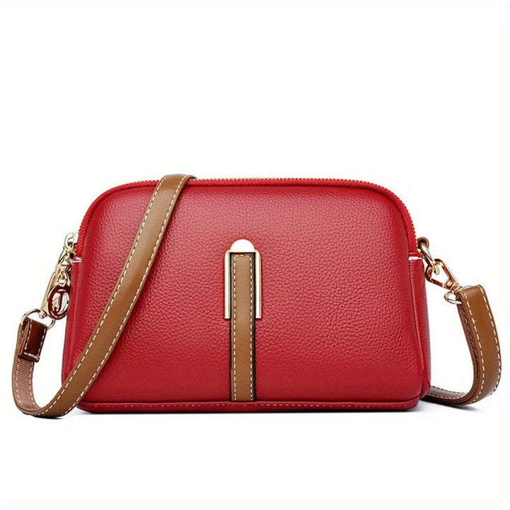 Beate – Litchi Embossed Crossbody Bag