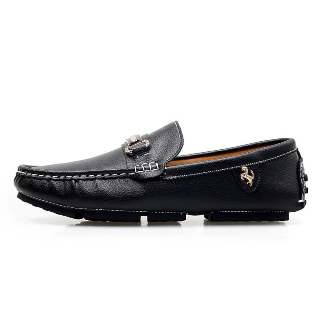 Bari Leather Moccasins