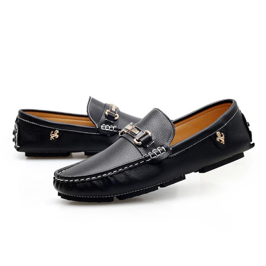 Bari Leather Moccasins