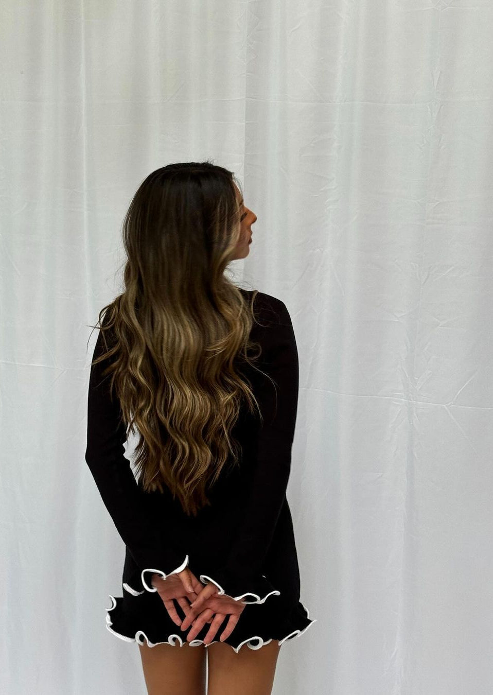 Nyaira ™ | Knitted long-sleeved bodycon mini dress