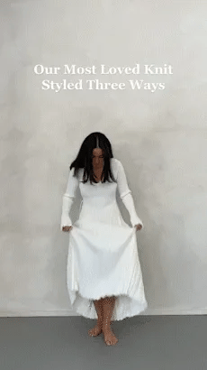Sara - New Knitted Midi Dress