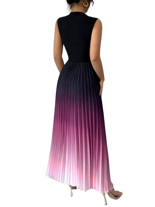 Isa™ – Elegant Ombre Sleeveless Evening Dress