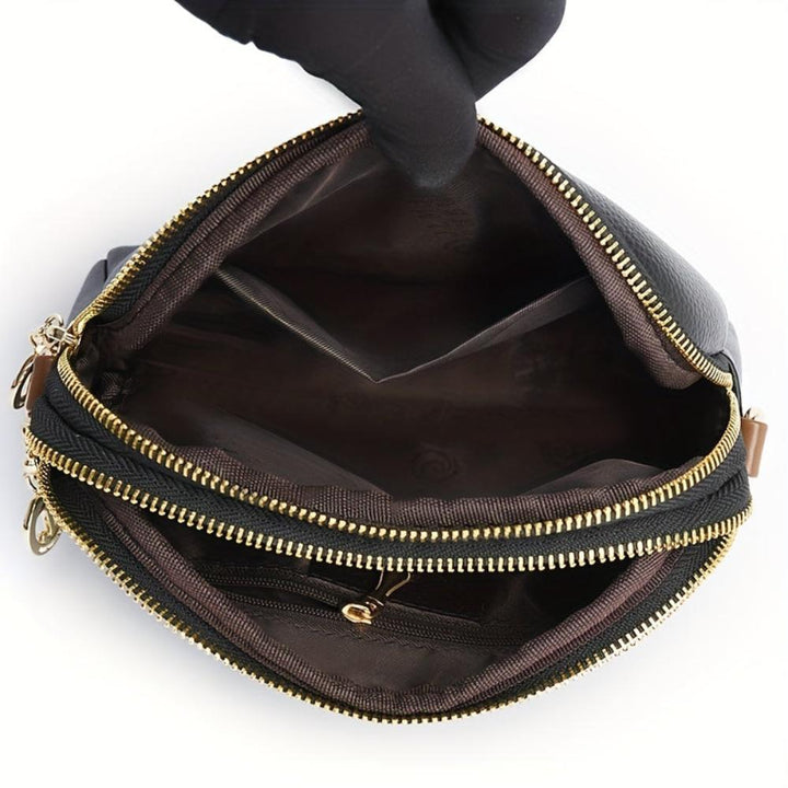 Beate – Litchi Embossed Crossbody Bag