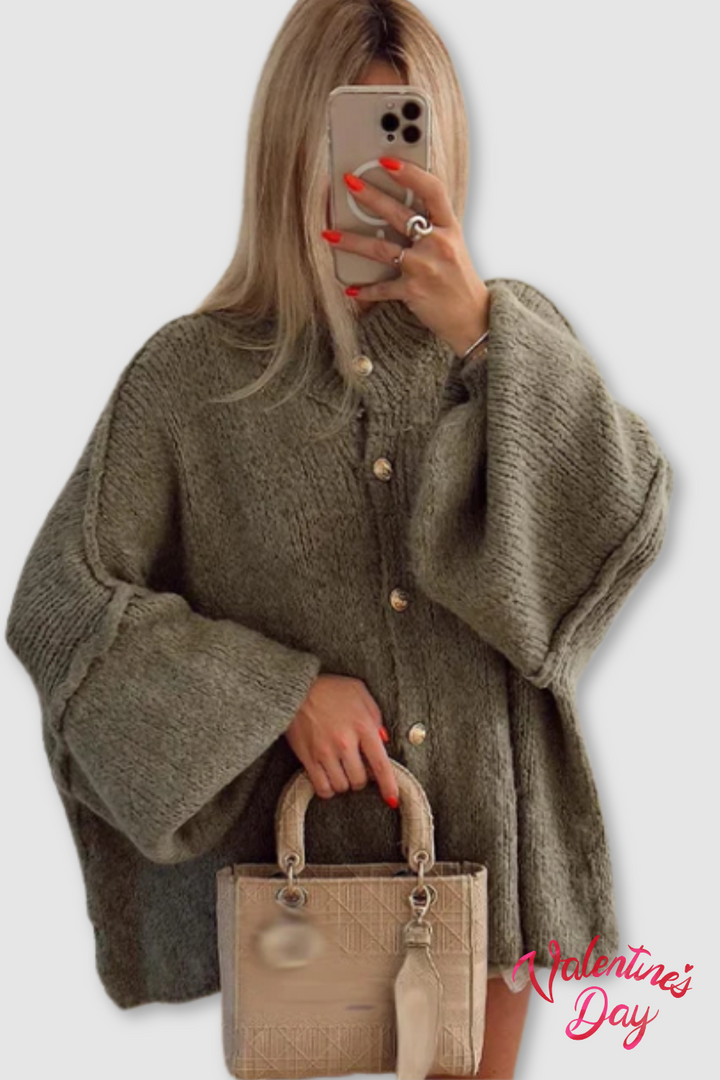 Felicity | Oversized Button Vest