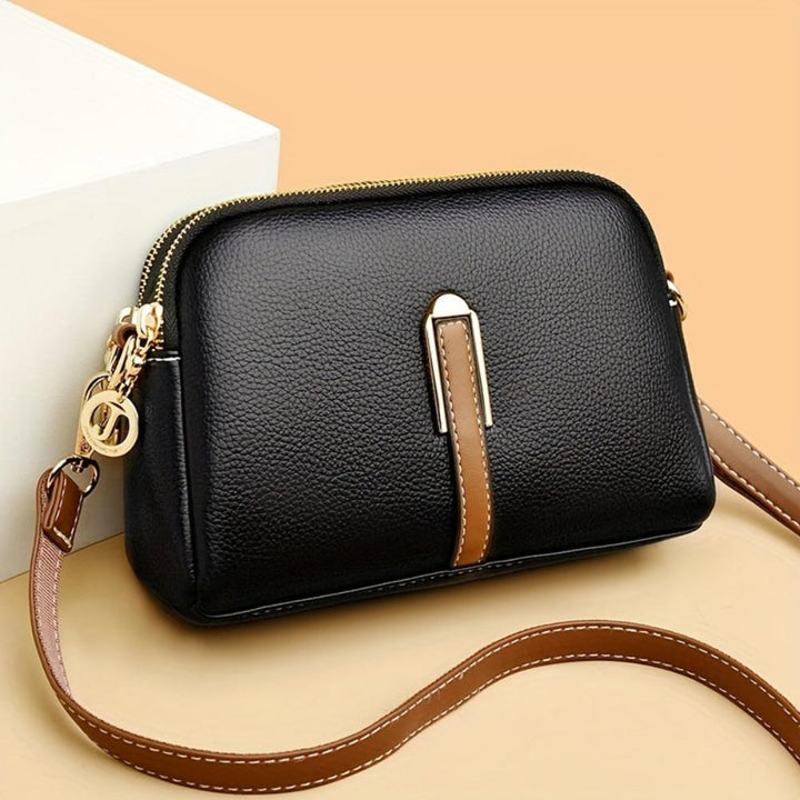 Beate – Litchi Embossed Crossbody Bag