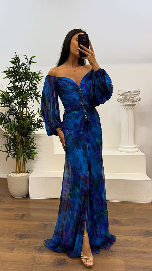 Gisselle - Maxi abito con scollo a V