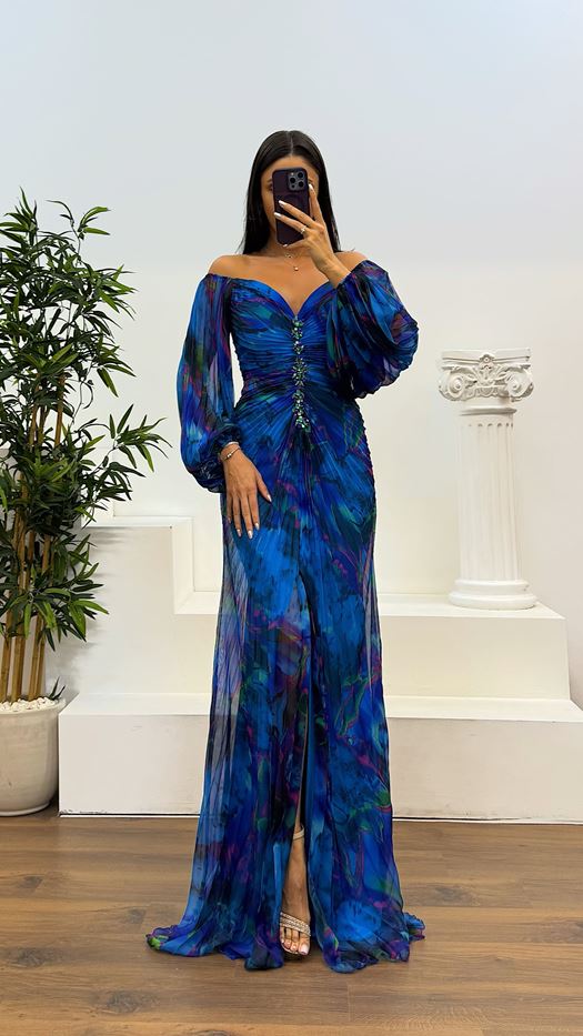 Gisselle - Maxi abito con scollo a V