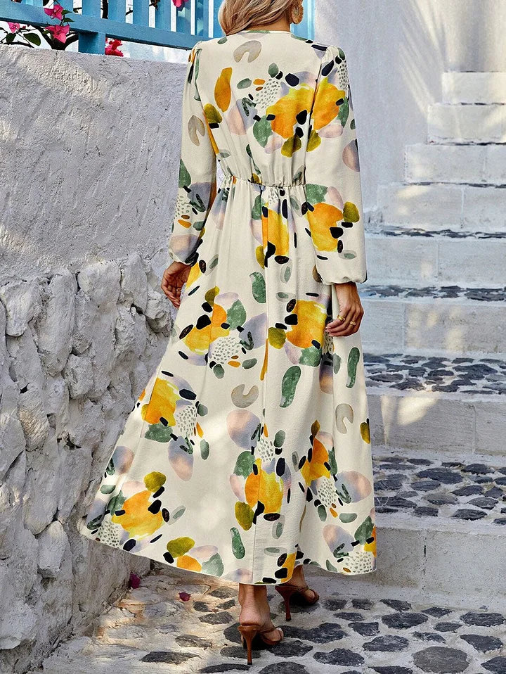 Elise - Floral Charm Maxi Dress