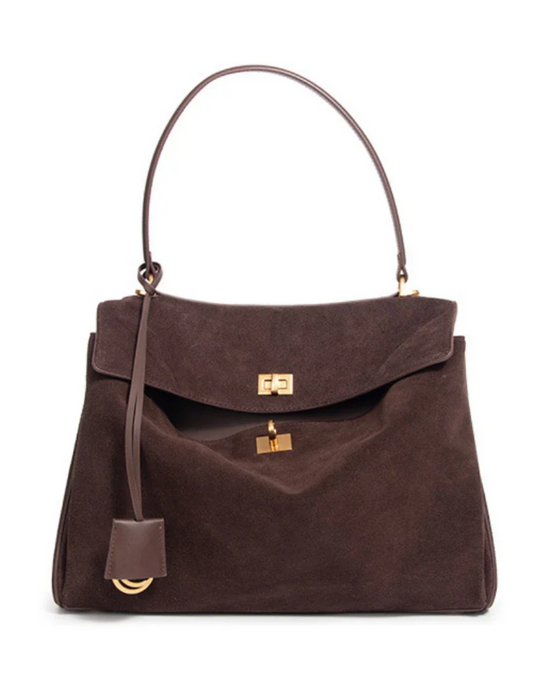 Suede Shoulder Bag