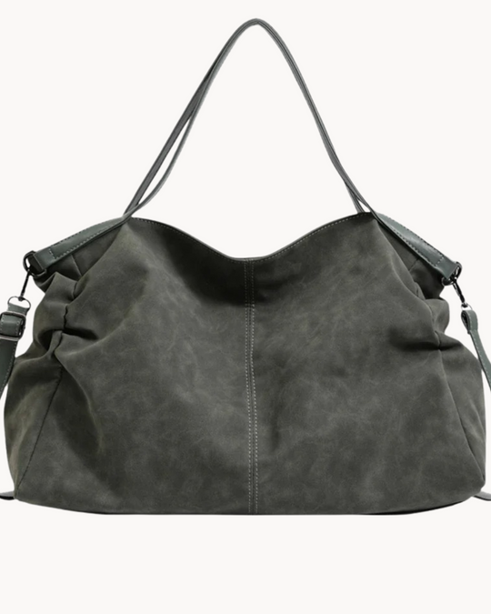 Lyra Suede Shoulder Bag