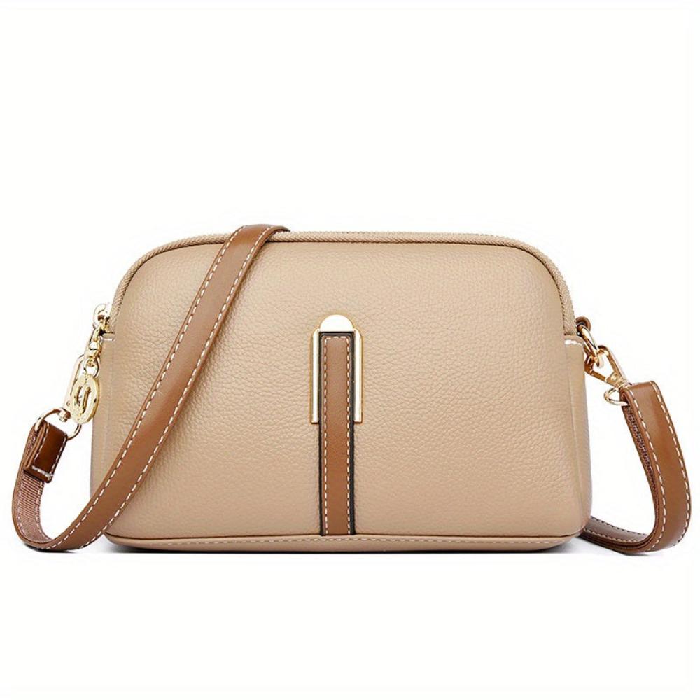 Beate – Litchi Embossed Crossbody Bag