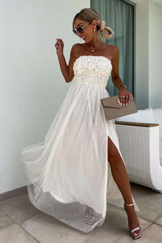 Ari - Fashionable Slit Maxi Dress