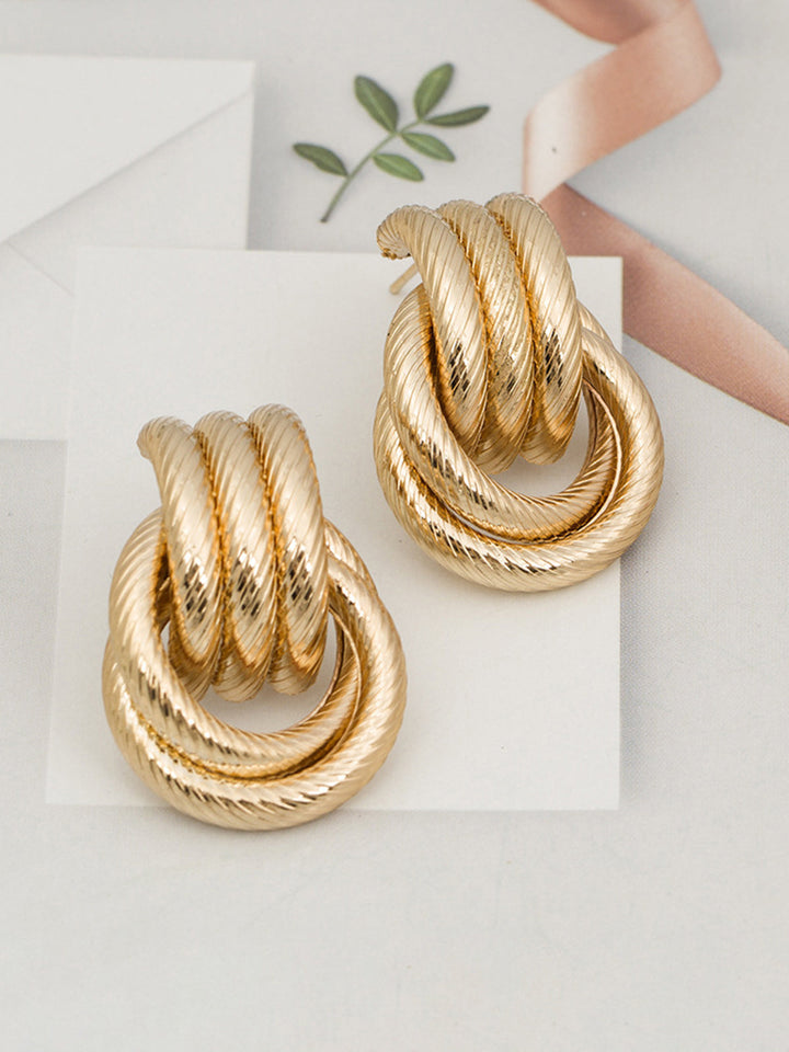 Arwen Textured Twisted Studs