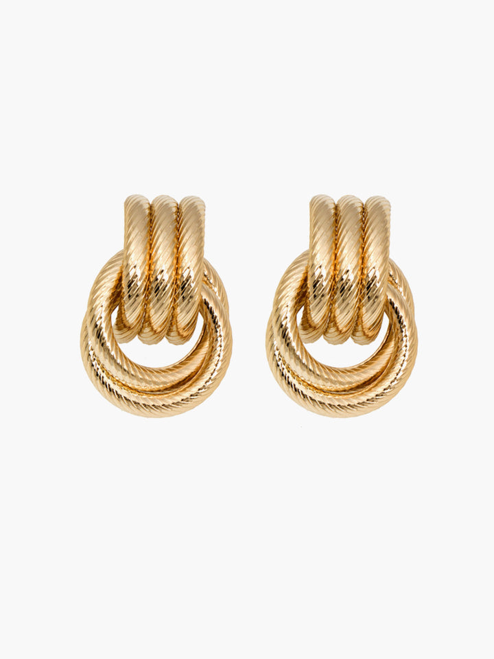 Arwen Textured Twisted Studs