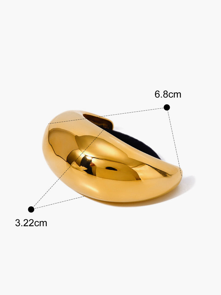 Calista Golden Pony Hair Tie