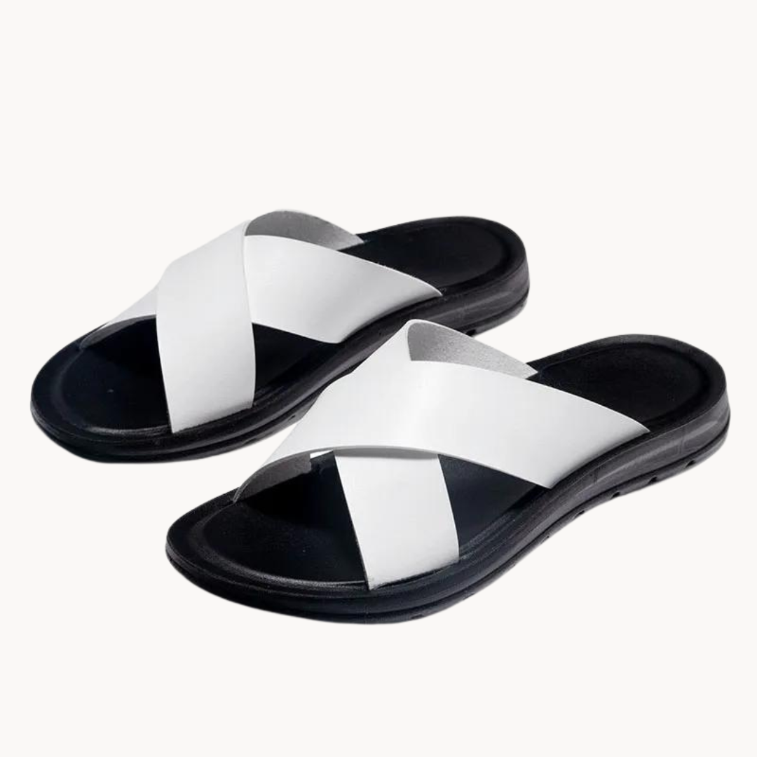 Odyssey Leather Crossover Sandal