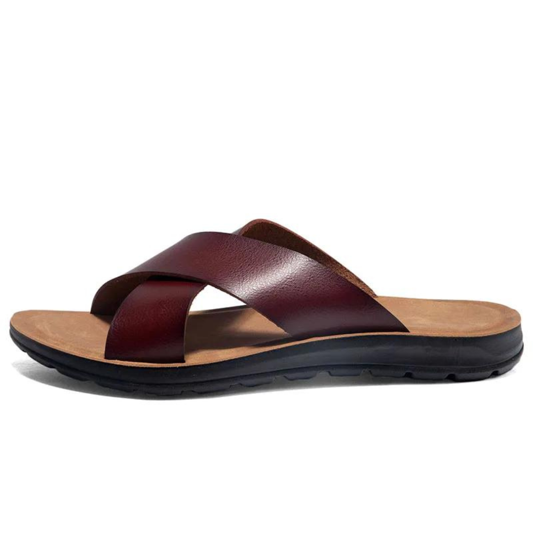 Odyssey Leather Crossover Sandal